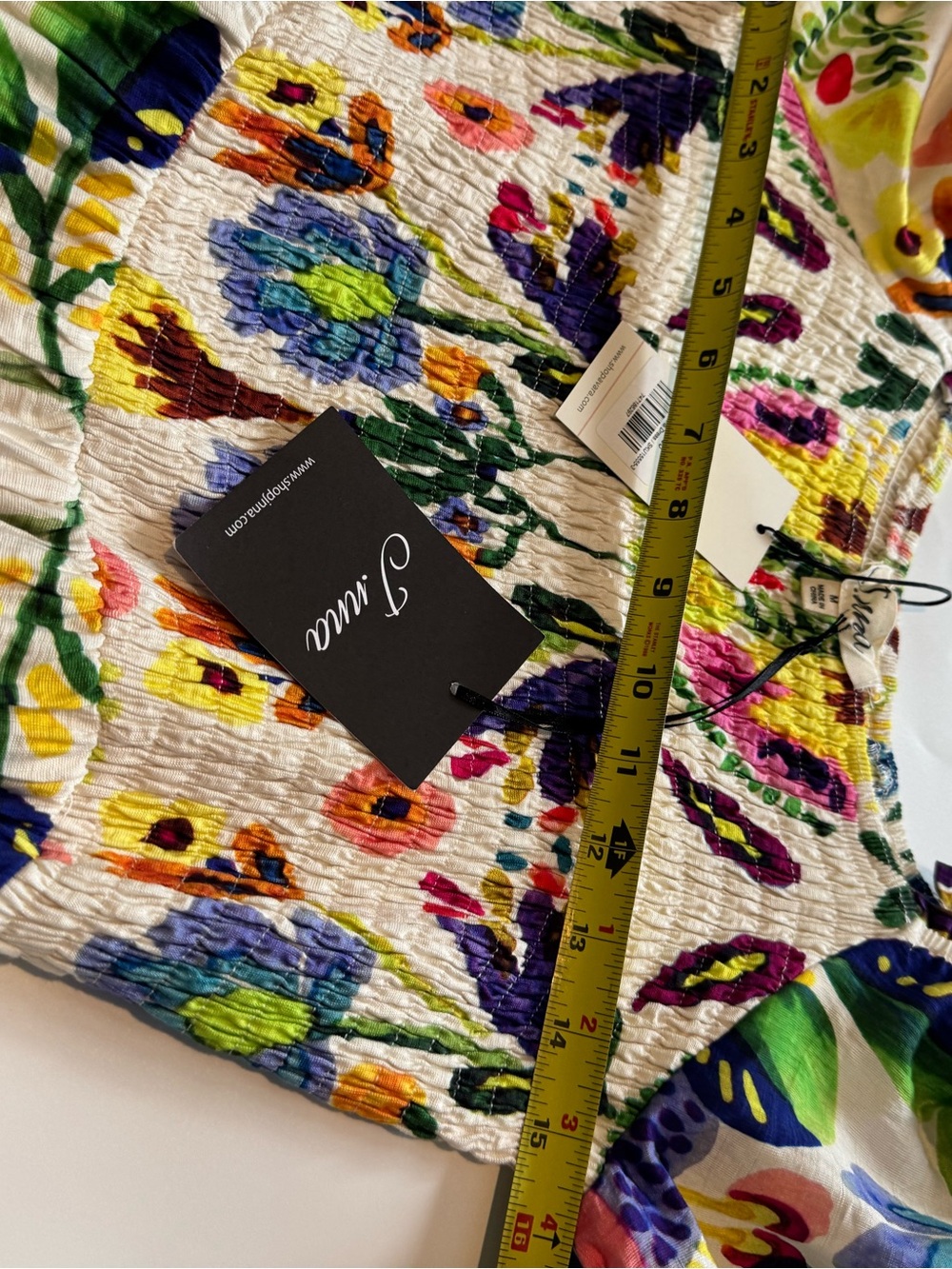 Floral Square-Neck Maxi Dress in Multicolor - Picture 10 of 10